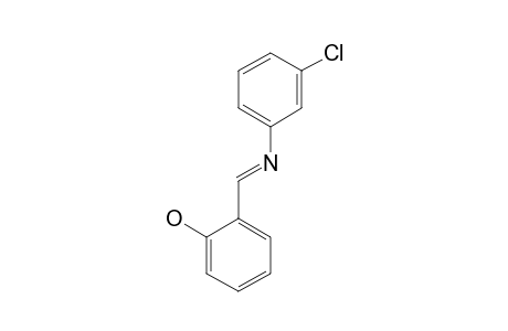 o-[N-(m-chlorophenyl)formimidoyl]phenol