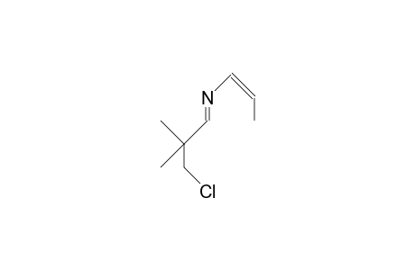 (Z)-N-(3-Chloro-2,2-dimethyl-1-propylidene)-1-propenylamine