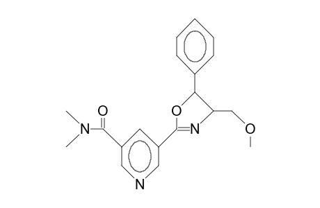 2-(5-Dimethylcarbamoyl-3-pyridyl)-4(S)-methoxymethyl-5(S)-phenyl-/.delta.-2/-oxazoline