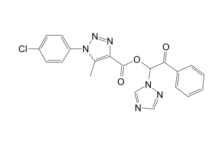 .omaga.-[1-(4-Chlorophenyl)-5-methyl-1,2,3-triazole-4-carbonyl]-.omaga.-(1H-1,2,4-triazol-1-yl)acetophenone