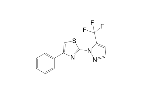 4-Phenyl-2-[5-(trifluoromethyl)-1-pyrazolyl]thiazole