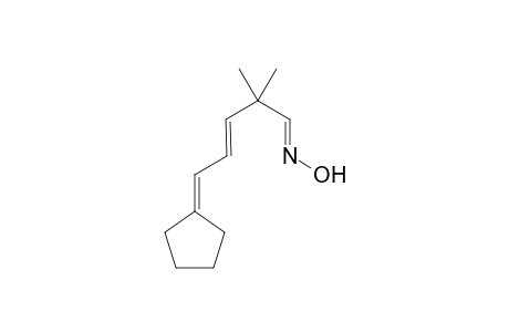 (E)-5-Cyclopentyliden-2,2-dimethylpent-3-enone oxime