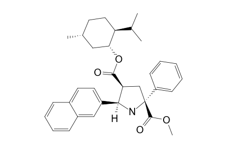 (1'R,2'S,5'R)-Menthyl r-2R-methoxycarbonyl-2-phenyl-c-5R-(2'-naphthyl)pyrrolidine-c-4S-carboxylate