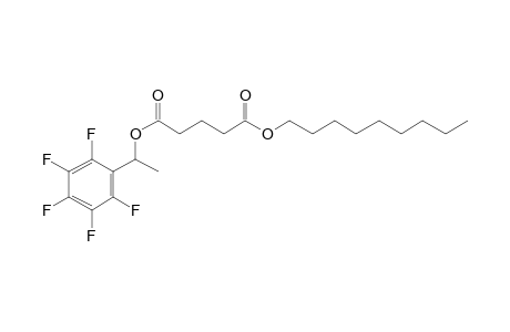 Glutaric acid, nonyl 1-(pentafluorophenyl)ethyl ester