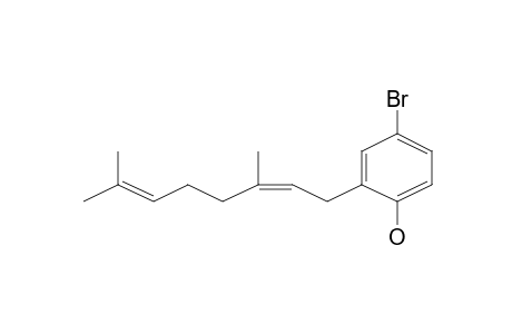 Phenol, 4-bromo-2-(3,7-dimethyl-2,6-octadienyl)- (Z)-