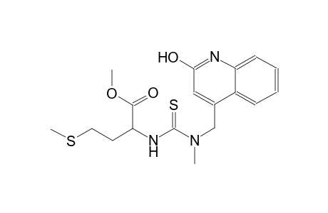 butanoic acid, 2-[[[[(2-hydroxy-4-quinolinyl)methyl]methylamino]carbonothioyl]amino]-4-(methylthio)-, methyl ester, (2S)-