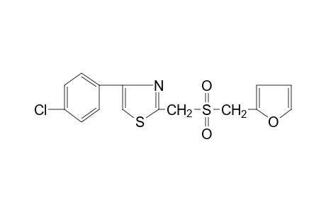 4-(p-chlorophenyl)-2-[(furfurylsulfonyl)methyl]thiazole