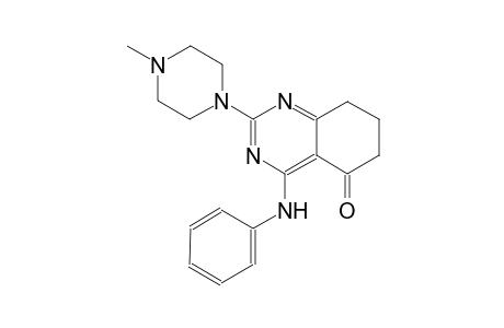 5(6H)-quinazolinone, 7,8-dihydro-2-(4-methyl-1-piperazinyl)-4-(phenylamino)-