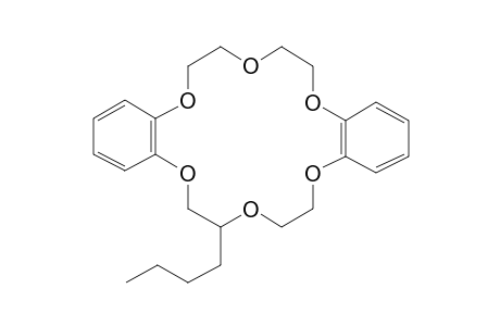 6-Butyl-2,3,11,12-dibenzo-1,4,7,10,13,16-hexaoxacyclooctadeca-2,11-diene