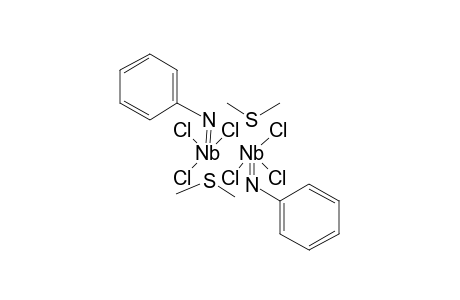 Tetrachlorodi-.mu.-chlorobis(dimethyl sulfide)bis(phenylimino)diniobium