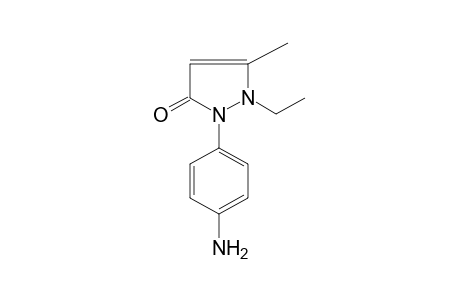 1-(p-aminophenyl)-2-ethyl-3-methyl-3-pyrazolin-5-one