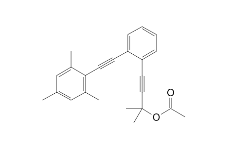 4-(2-(mesitylethynyl)phenyl)-2-methylbut-3-yn-2-yl acetate