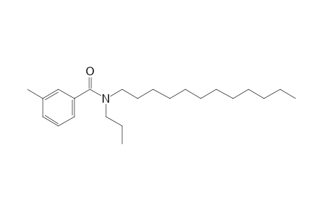 Benzamide, 3-methyl-N-propyl-N-dodecyl-