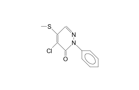 4-Chloro-5-methylthio-2-phenyl-2H-pyridazin-3-one