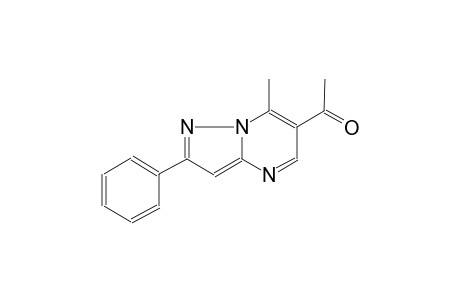 7-methyl-2-phenylpyrazolo[1,5-a]pyrimidin-6-yl methyl ketone