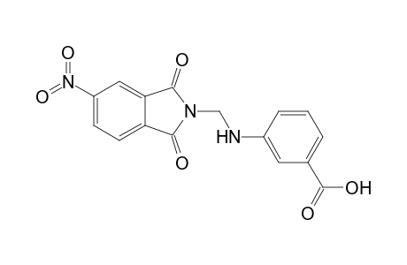 3-([(5-Nitro-1,3-dioxo-1,3-dihydro-2H-isoindol-2-yl)methyl]amino)benzoic acid