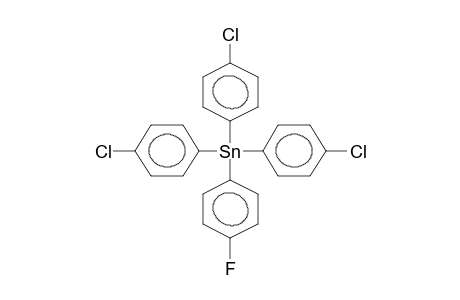 Tris(4-chlorophenyl)-4-fluorophenylstannane