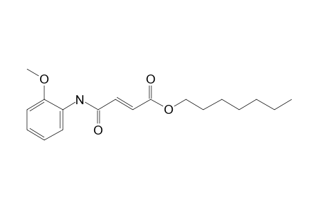 Fumaric acid, monoamide, N-(2-methoxyphenyl)-, heptyl ester