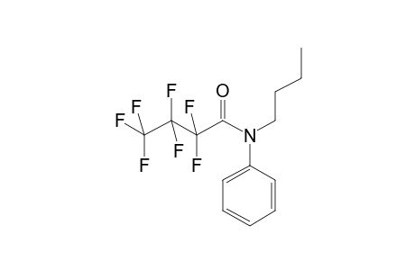 N-Butylaniline, N-heptafluorobutyryl-