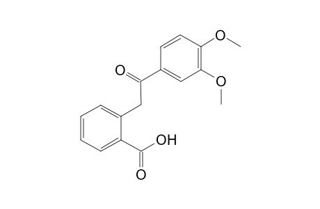 2-[2-(3,4-dimethoxyphenyl)-2-keto-ethyl]benzoic acid