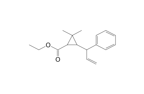 Ethyl 2,2-dimethyl-3-(1-phenyl-2-propenyl)cyclopropanecarboxylate