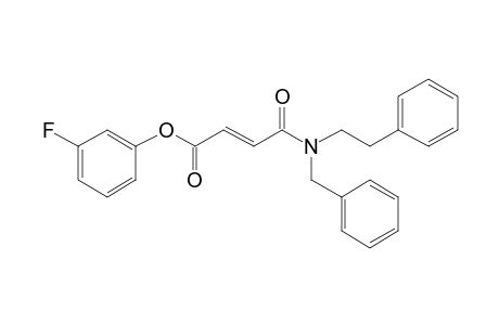 Fumaric acid, monoamide, N-benzyl-N-phenethyl-, 3-fluorophenyl ester