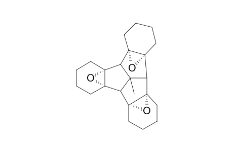 (4a.alpha.,4c.alpha.,8a.alpha.,8c.alpha.,12a.alpha.,12c.alpha.)-4a,12c:4c,8a:8c,12a-Triepoxy-1,2,3,4,4b,5,6,7,8,8b,9,10,11,12,12b,12d-hexadecahydro-12d-methyldibenzo[2,3:4,5]pentaleno[1,6-a,b]indene