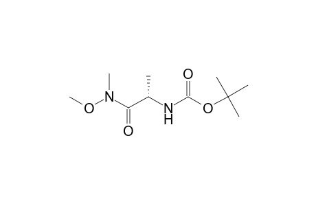 tert-Butyl (1S)-2-[methoxy(methyl)amino]-1-methyl-2-oxoethylcarbamate