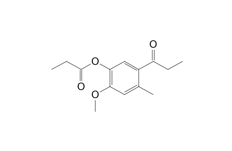 5'-hydroxy-4'-methoxy-2'-methylpropiophenone, propionate
