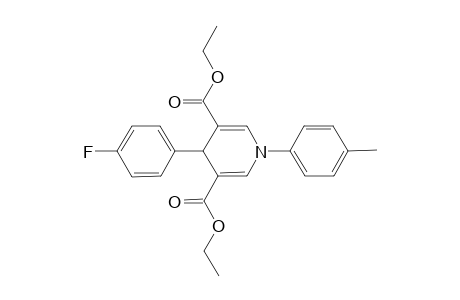 4-(4-fluorophenyl)-1-(4-methylphenyl)-4H-pyridine-3,5-dicarboxylic acid diethyl ester