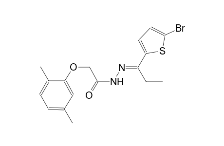 N'-[(E)-1-(5-bromo-2-thienyl)propylidene]-2-(2,5-dimethylphenoxy)acetohydrazide