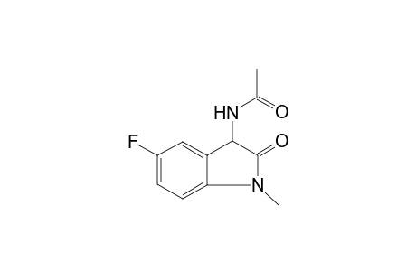 Acetamide, N-(5-fluoro-1-methyl-2-oxo-2,3-dihydro-1H-indol-3-yl)-