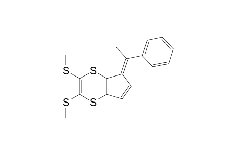 (E/Z)-(4ARS,7ASR)-5,7A-DIHYDRO-2,3-BIS-(METHYLTHIO)-5-(1-PHENYLETHYLIDEN)-4AH-CYCLOPENTA-1,4-DITHIINE