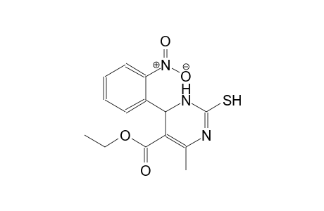 ethyl 4-methyl-6-(2-nitrophenyl)-2-sulfanyl-1,6-dihydro-5-pyrimidinecarboxylate