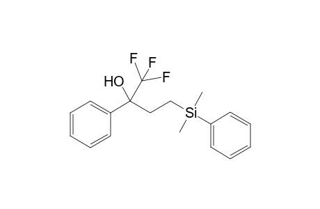 4-(dimethyl(phenyl)silyl)-1,1,1-trifluoro-2-phenylbutan-2-ol