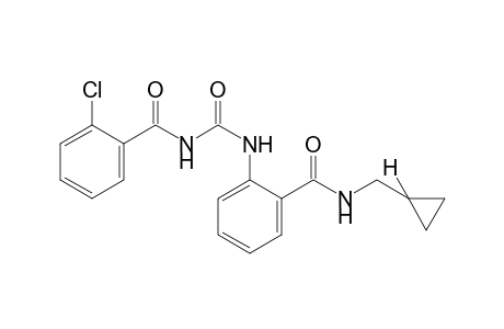 1-(o-Chlorobenzoyl)-3-{o-[(cyclopropylmethyl)carbamoyl]phenyl}urea