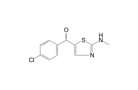 p-CHLOROPHENYL 2-(METHYLAMINO)-5-THIAZOLYL KETONE