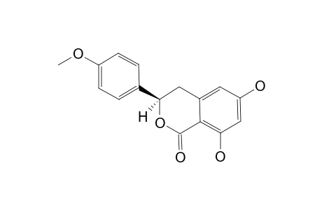 SCORZOCRETICIN;6,8-DIHYDROXY-3-(4-METHOXYPHENYL)-ISOCHROMAN-1-ONE