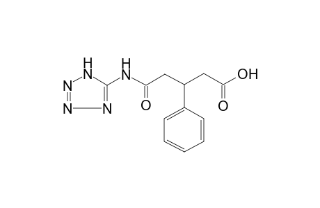 3-Phenyl-4-(1H-tetrazol-5-ylcarbamoyl)-butyric acid