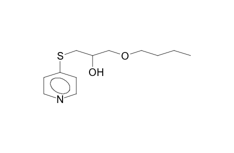 1-Butoxy-3-pyridin-4-ylsulfanyl-propan-2-ol