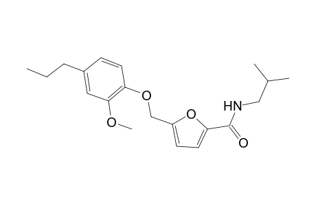 N-isobutyl-5-[(2-methoxy-4-propylphenoxy)methyl]-2-furamide