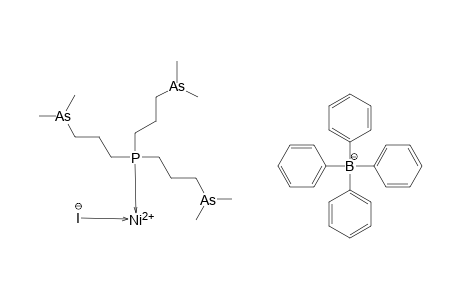 IODO{TRIS[3-(DIMETHYLARSINO)PROPYL]PHOSPHINE}NICKEL (II) TETRAPHENYLBORATE