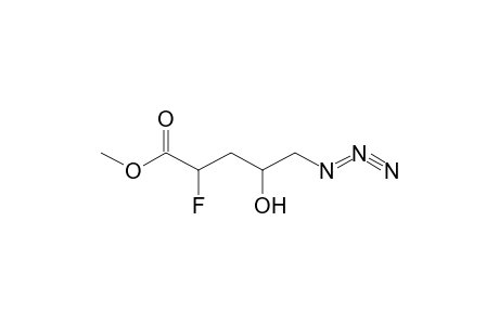 METHYL 5-AZIDO-2-FLUORO-4-HYDROXYPENTANOATE (DIASTEREOMER MIXTURE)