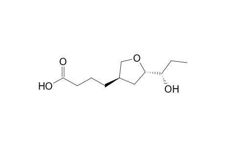 4-[(3R,5S)-5-[(1S)-1-hydroxypropyl]-3-oxolanyl]butanoic acid