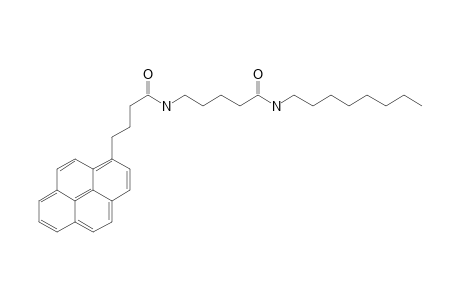 N-Octyl-5-{[3'-(1"-pyrenyl)propyl]carbonylamino}-pentanoylamide