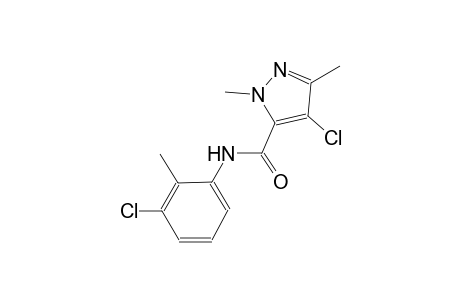 4-chloro-N-(3-chloro-2-methylphenyl)-1,3-dimethyl-1H-pyrazole-5-carboxamide