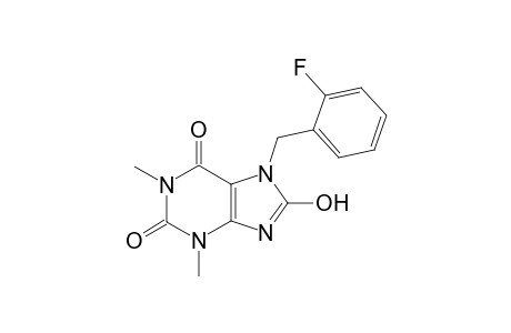 7-(2-fluorobenzyl)-1,3-dimethyl-7,9-dihydro-1H-purine-2,6,8(3H)-trione