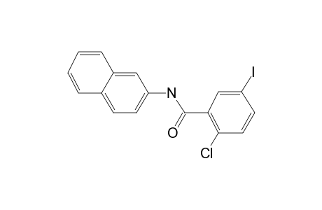 2-Chloro-5-iodo-N-naphthalen-2-yl-benzamide