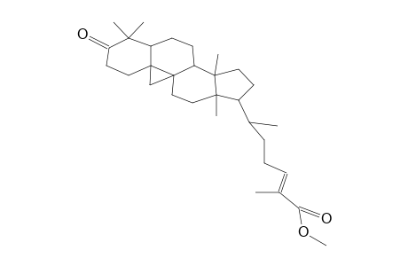 3-OXO-24E-EN-26-OIC ACID METHYL ESTER ; METHYLMANGIFERONATE