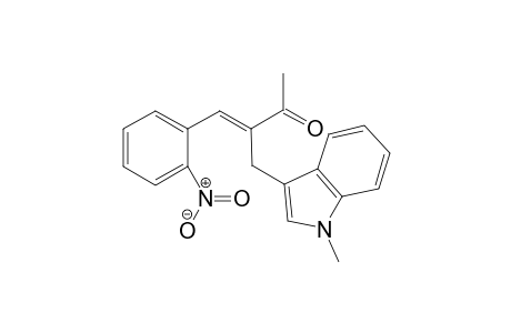 (E)-3-((1-methyl-1H-indol-3-yl)methyl)-4-(2-nitrophenyl)but-3-en-2-one